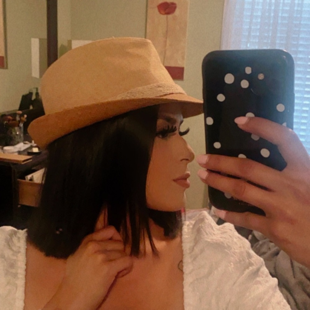 Fedora straw hat